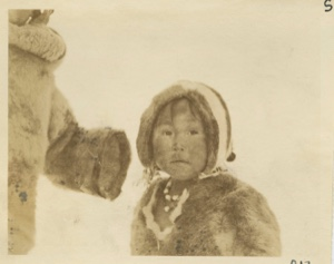 Image: Eskimo [Inuk] girl - Ni-pee-sha